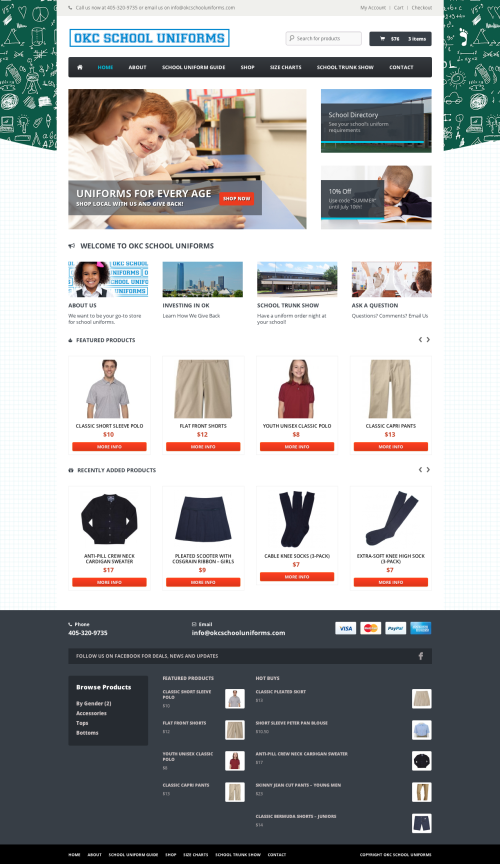 OKC School Uniforms  Design Oklahoma City Ingage